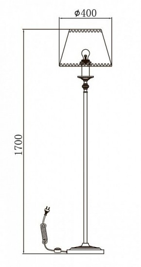 Торшер Maytoni Soffia RC093-FL-01-R в Ижевске - izhevsk.mebel24.online | фото 3
