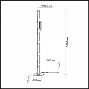 Торшер Odeon Light Fierro 4991/36FL в Ижевске - izhevsk.mebel24.online | фото 4