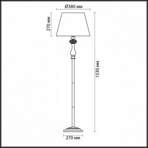 Торшер Odeon Light Gaellori 3393/1F в Ижевске - izhevsk.mebel24.online | фото 3