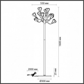 Торшер Odeon Light Gardi 5090/12F в Ижевске - izhevsk.mebel24.online | фото 5