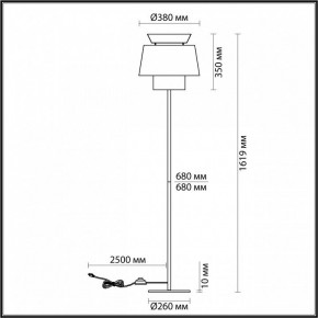 Торшер Odeon Light Kressa 4992/1F в Ижевске - izhevsk.mebel24.online | фото 4