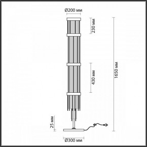 Торшер Odeon Light York 4788/12F в Ижевске - izhevsk.mebel24.online | фото 3