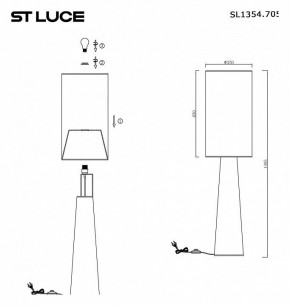 Торшер ST-Luce Jackie SL1354.705.01 в Ижевске - izhevsk.mebel24.online | фото 5