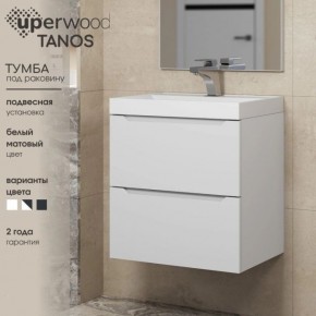 Тумба под раковину Uperwood Tanos 100 см, подвесная, белая матовая в Ижевске - izhevsk.mebel24.online | фото 4