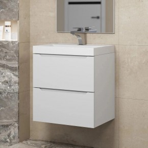 Тумба под раковину Uperwood Tanos 50 см, подвесная, белая матовая в Ижевске - izhevsk.mebel24.online | фото