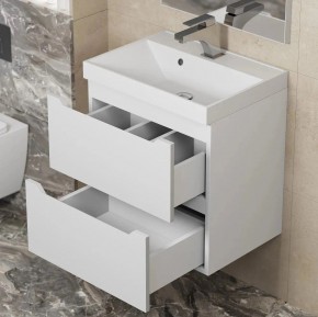Тумба под раковину Uperwood Tanos 50 см, подвесная, белая матовая в Ижевске - izhevsk.mebel24.online | фото 3