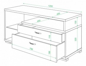 Тумба под ТВ Домино ТК-10 в Ижевске - izhevsk.mebel24.online | фото 2