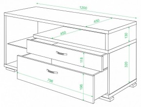 Тумба под ТВ Домино ТК-10М в Ижевске - izhevsk.mebel24.online | фото 2