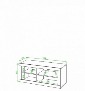 Тумба под ТВ Toivo Кон120 в Ижевске - izhevsk.mebel24.online | фото 2