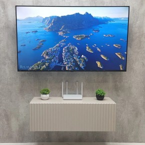 Тумба подвесная под ТВ LINES MTV3-MA 900 Бежевый (Леда-М 10.1.5) в Ижевске - izhevsk.mebel24.online | фото 3