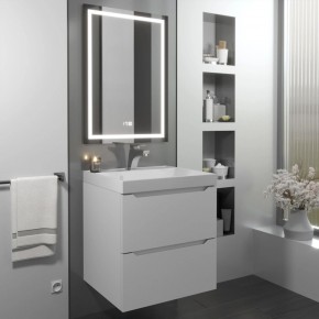 Тумба с раковиной Uperwood Tanos 50 см, подвесная, белая матовая в Ижевске - izhevsk.mebel24.online | фото