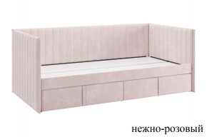 ТВИКС Кровать (софа) с ящиками 900 (нежно-розовый) в Ижевске - izhevsk.mebel24.online | фото