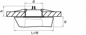 Встраиваемый светильник Lightstar Flutto 006430 в Ижевске - izhevsk.mebel24.online | фото 3